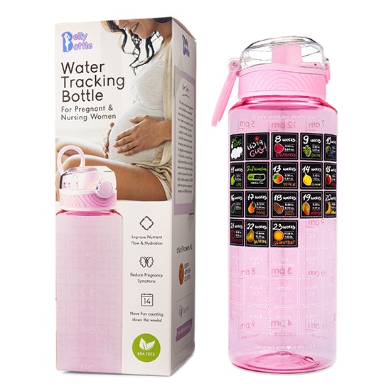 I absolutely loveee my new pregnancy water bottle from @bellybottle !!