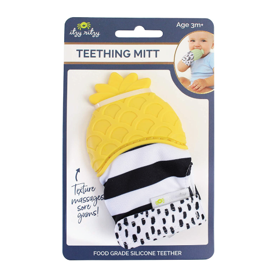 Itzy Ritzy Pineapple Teething Mitt Bump Boxes