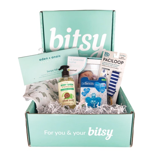 Bitsy Boxes Newborn Gift Box Boy Bump Boxes