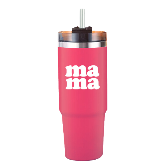 Blush Teas MAMA Tumbler - Pink | Bump Boxes