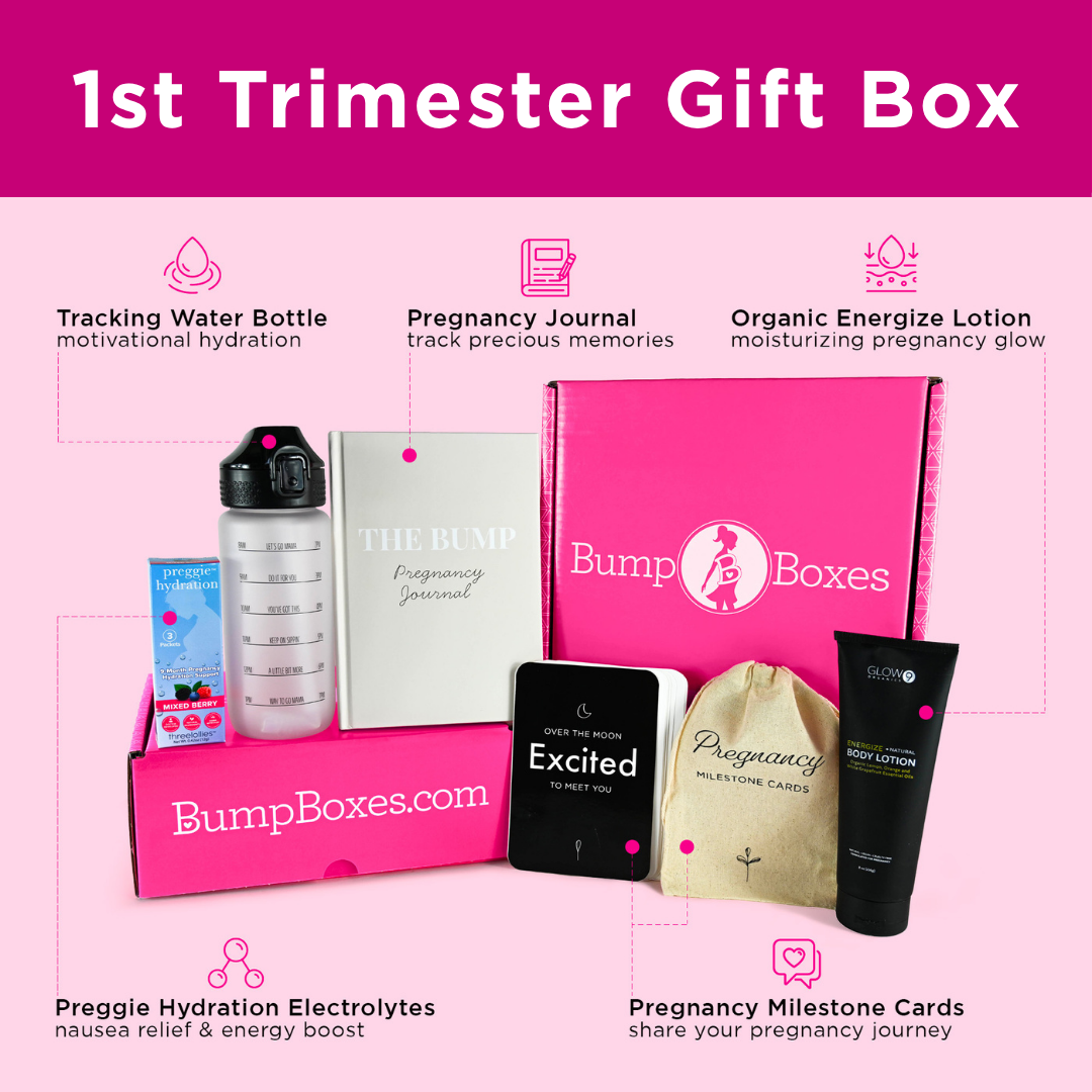 Bump Boxes Trimester Bundle: Pregnancy Gift Box for 1st, 2nd