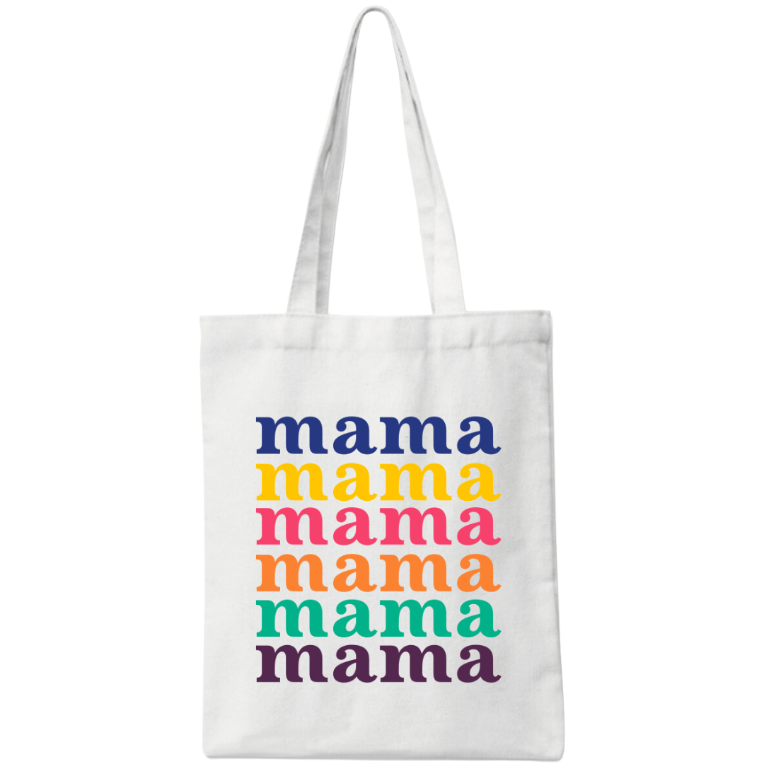 BumpLife Colorful MAMA Canvas Tote | Bump Boxes
