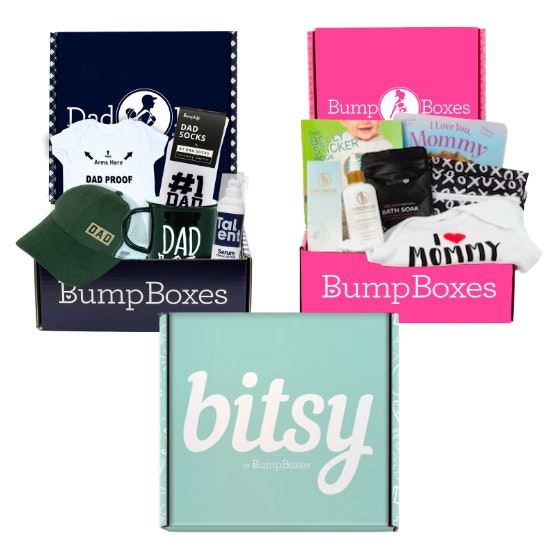 BumpLife New Parents Bundle: New Mom to be Gift Box, Dad Gift Box