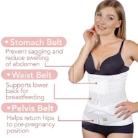 Keababies Revive 3-in-1 Postpartum Recovery Support Belt